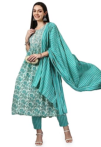 Image of AnjuShree Choice Women nayra Kurti Set with Dupatta for Women