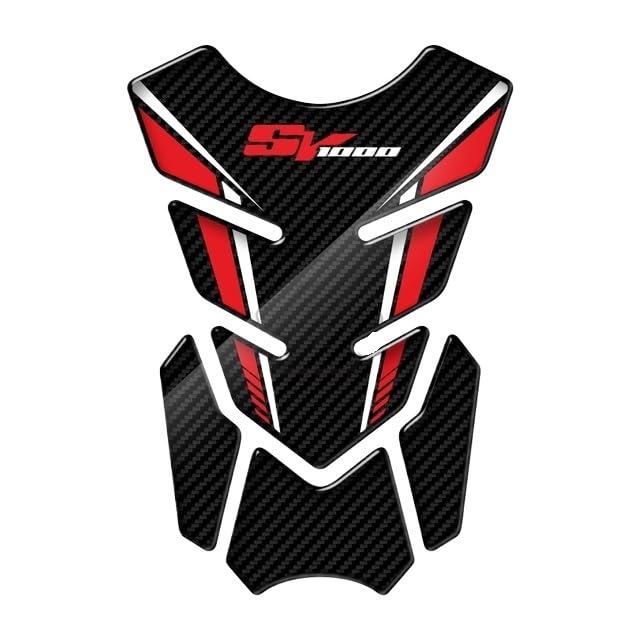 Éviter les rayures de réservoir moto SV1000 avec ce pad carbone