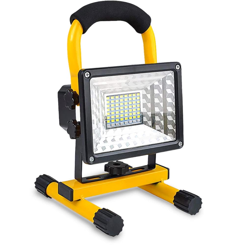 LED投光器 充電式 150W LED作業灯 ポータブル投光器 非常灯 看板灯 集魚灯 テントライト 14400mAh 昼白色 赤&青警告灯付き IP65防水 防災対策 夜間作業 夜釣り 登山 軽量