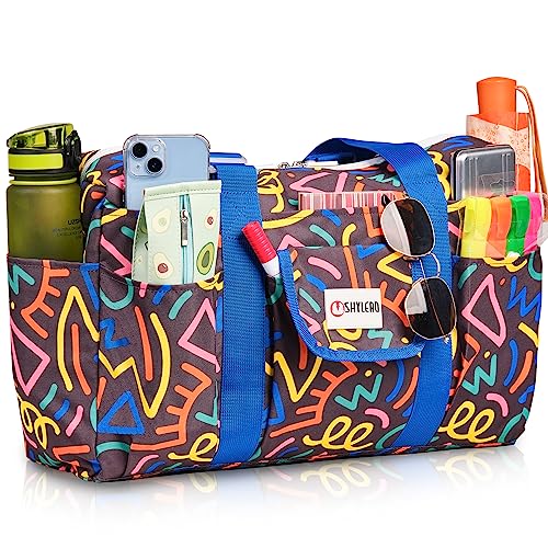 Image of SHYLERO Nurse Bag with 21 Pockets - Big, Waterproof Medical Utility Tote for Daily Use