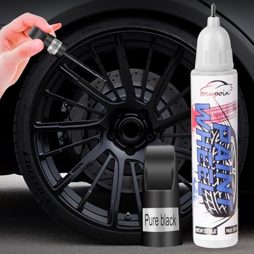 Black Rim Touch Up Paint, Efficient Rim Curb Rash Repair