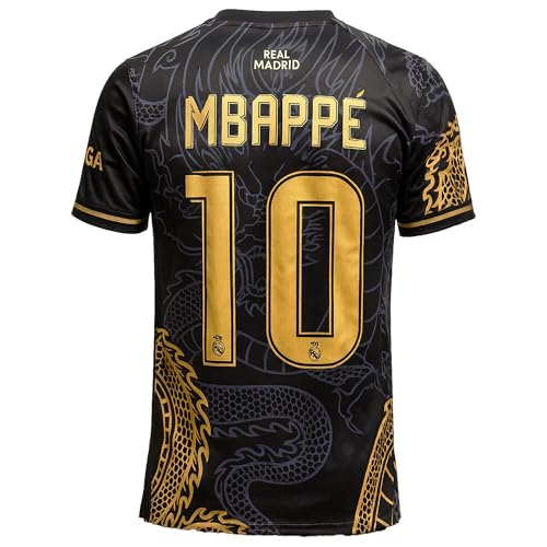 Gokaynex Mbappe R.Madrid #9 Dragón Retro Edición Limitada, Camiseta para niños y pantalones cortos, camiseta deportiva de fútbol, camiseta de entrenamiento, camiseta para niños, camiseta corta para