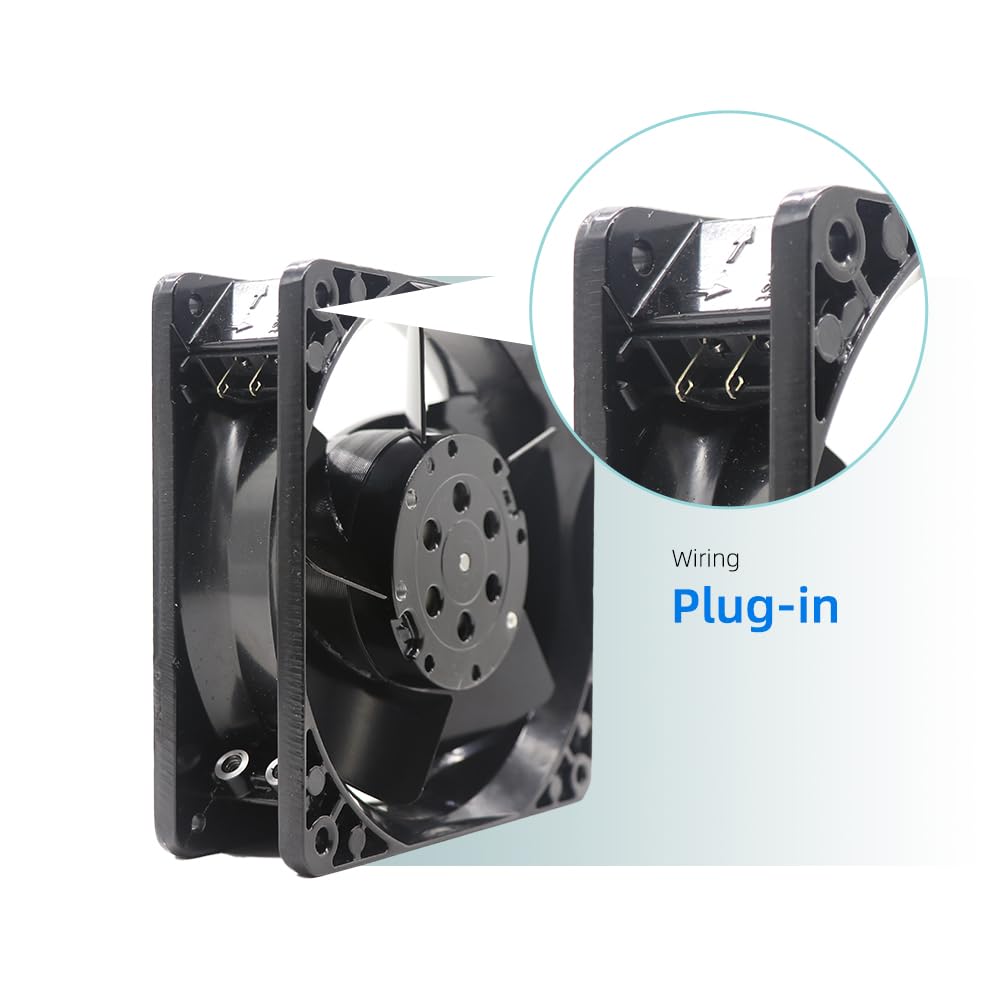 for ebmpapst Fan 4650N with 3C ICT AC 230V 19/18W 120mA 12038 120x120 x38mm Axial Panel Heater Cooling Fan,Condensing Units,Refrigerated Cabinet Equipment,Refrigerator High Temperature Cabinet