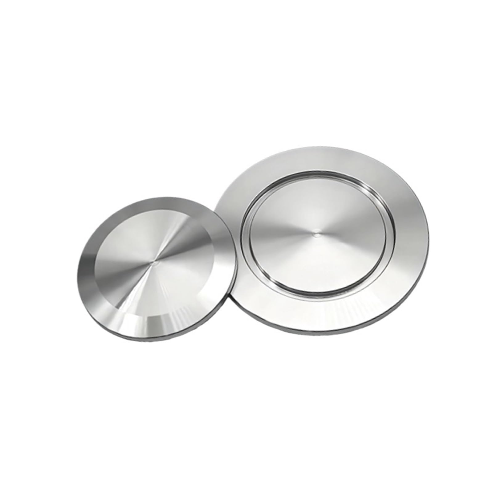 IDGTTLDF 1pc KF40 Vacuum Flange Blind Plate Solid End Cap Flange Baffle Plate 304 Stainless Steel