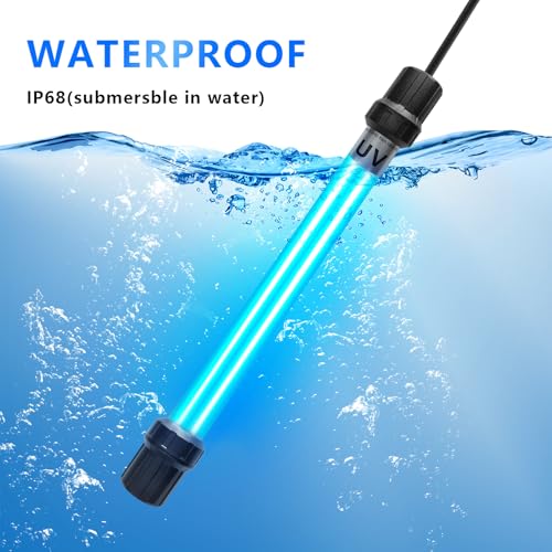 Image of 32W Aquarium UV Light for 200-3000 Gallon, Pond UV Light with 17FT Cord