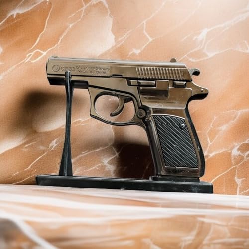 Image of Z83 HEAVIEST Gun Style Lighter Metal Body with Cover and Stand,MEATALLIC