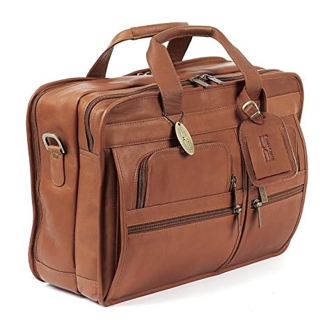 Claire Chase Executive Computer Brief, Saddle, One Size Cover