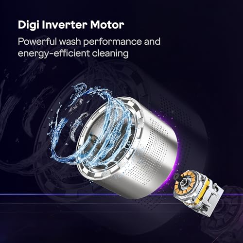 Image of Godrej 9 Kg 5 Star, 4 Years Comprehensive Warranty, AI Powered, Steam Wash, Pause The Cycle, Digi Inverter Fully Automatic Front Load Washing Machine (WFEON CEL 9014 IEBT SLSR, Silver Stream)