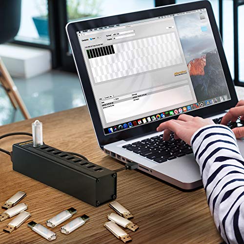Aleratec 1:10 USB 3.0 Flash Drive Duplicator Mini V2 for Windows & Mac, Black - Thumbnail 6