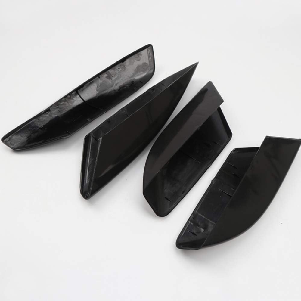 ITrims for Toyota 4Runner 4WD N210 2003 2004 2005 2006 2007 2008 2009 Car Accessories Exterior Roof Rack Rail End Cover Shell Cap Replacement 4PCS Black