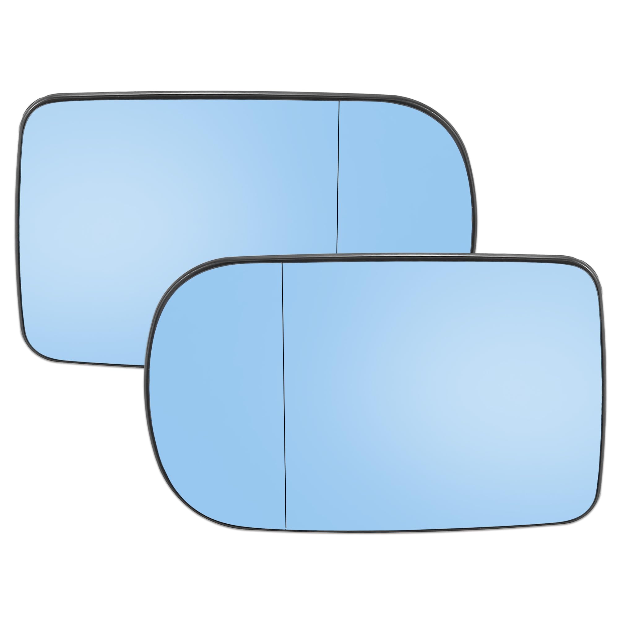 X AUTOHAUX Pair Car Left Right Rearview Mirror Glass 51168165110 
