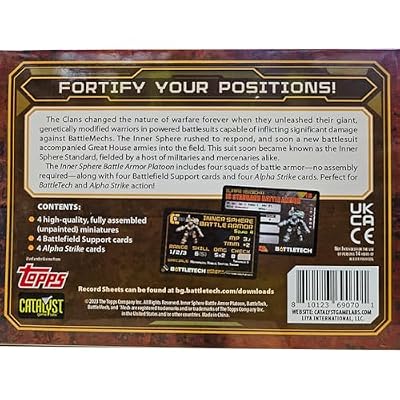 Catalyst Game Labs Battletech Inner Sphere Battle Armor Pack, Strategy Board Game, for 1+ Players and Ages 14+