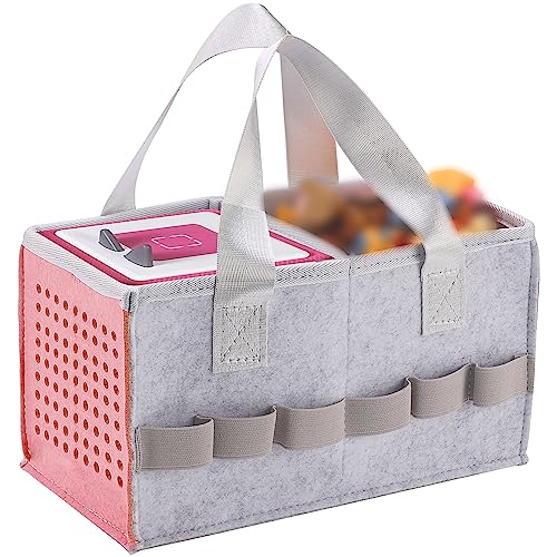 MEILADY-X Case for Toniebox Starter Set - Bag with Handle | Portable Travel Carry Case for Toniebox Compatible with Tonies (Pink)