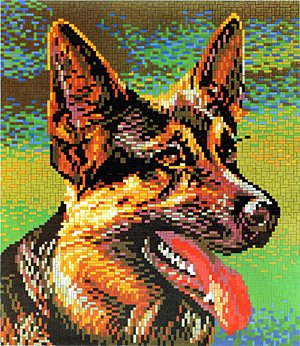 stickit Mini Stecksystem Schäferhund ca. 7.500 Teile Nr. 41135
