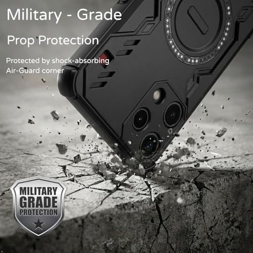 Image of ShieldTech Back Cover Case for Nothing Phone 3a Lite 5G | 360 Protection Mobile Phone Case | Mag-Safe | Camera Protection | Back Cover for Nothing Phone 3 a Lite 5G / 3a Lite 5+G - Black TPU+PC