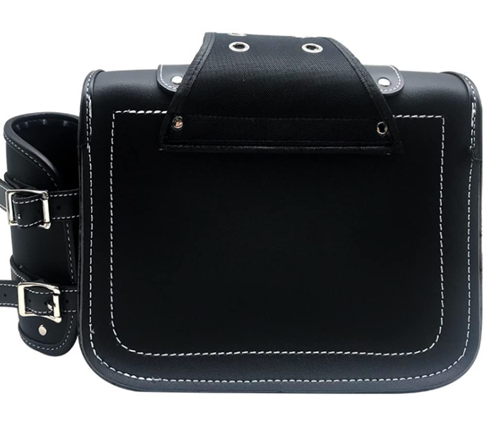 Amazon | バイク サイド バッグ レザー ハーレー ツール サドル 南京錠