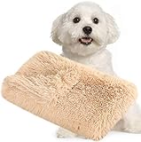 manta suave con peluche MANTENGA A SU MASCOTA CALIENTE: la manta de felpa de doble capa es súper suave, suave y acogedora, liviana para acurrucarse en su sofá o sofá. Mantenga a su mascota más caliente, suave y cómoda, también puede proteger a su mascota para descansar y tomar una siesta durante todo el año.