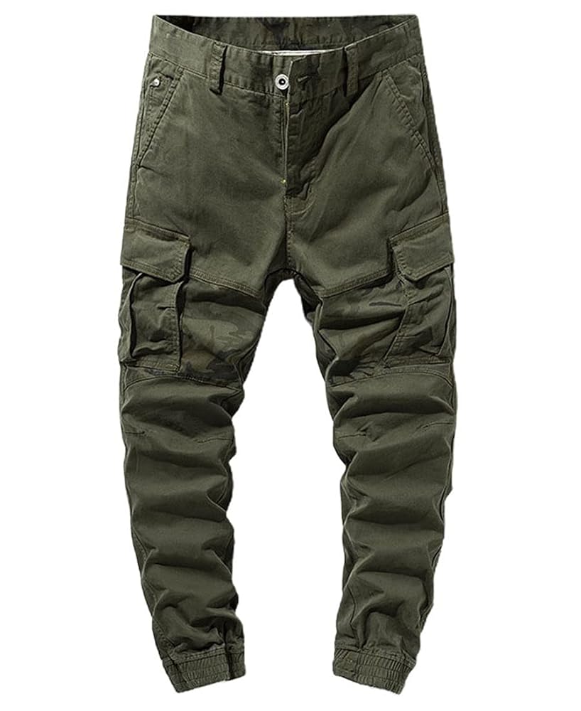 Amazon.com: ebossy Mens Multi Pockets Cargo Pants Button Fly