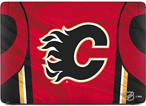 Skinit Decal Laptop Skin Compatible with MacBook Air 13in (2020) - Officially Licensed NHL Calgary Flames Home Jersey Design