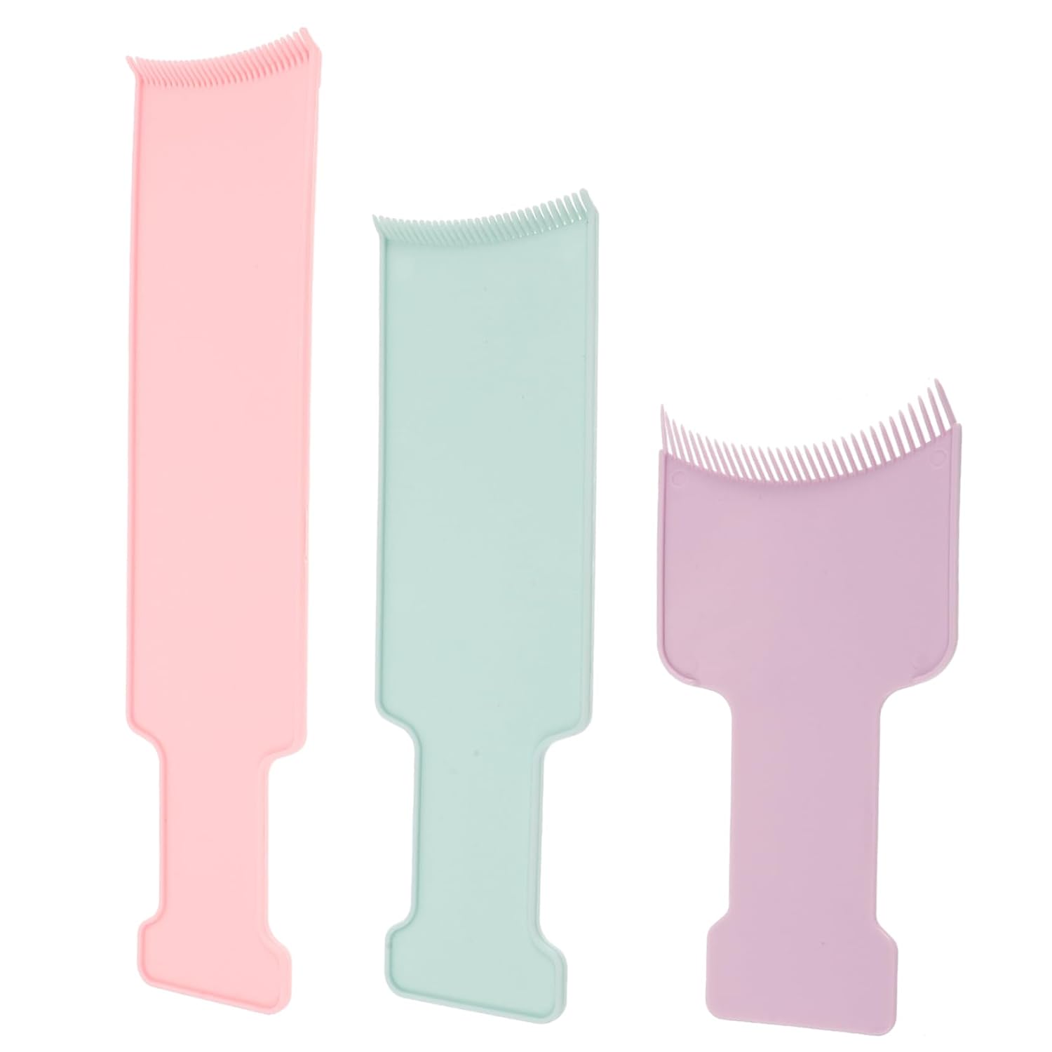 3pcs Balayage Boards Hair Coloring Highlighting Combs Flat Comb Hair Tools Coloring Tools Board Foil Stylist