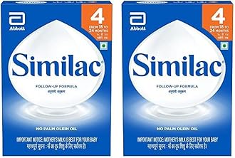 Similac Stage 4 Follow-Up Formula 18 to 24 Months, 400G Box, No Palm Olein Oil, Immune System and Bone Development, Powder, Toddler (Pack of 2)
