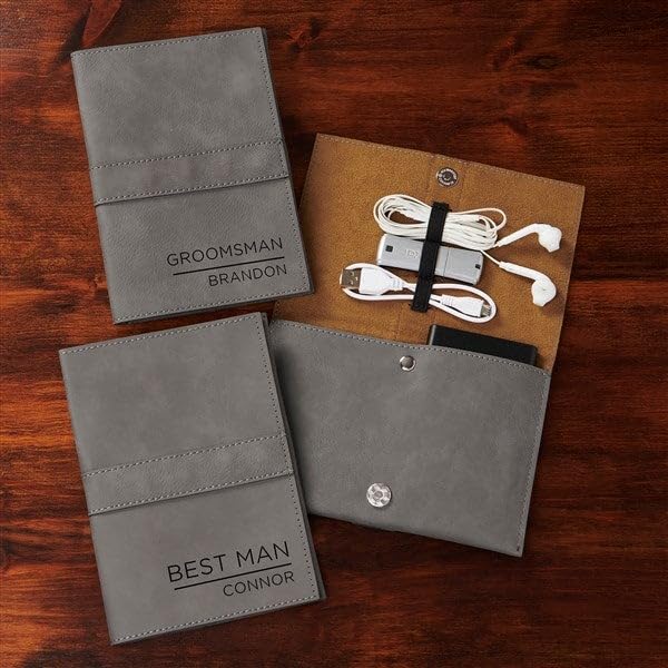 Personalization Universe The Groomsman Personalized Tech Organizer