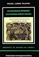 Un Universo de Opiniones: La Literatura Juridica Indiana 8400081315 Book Cover