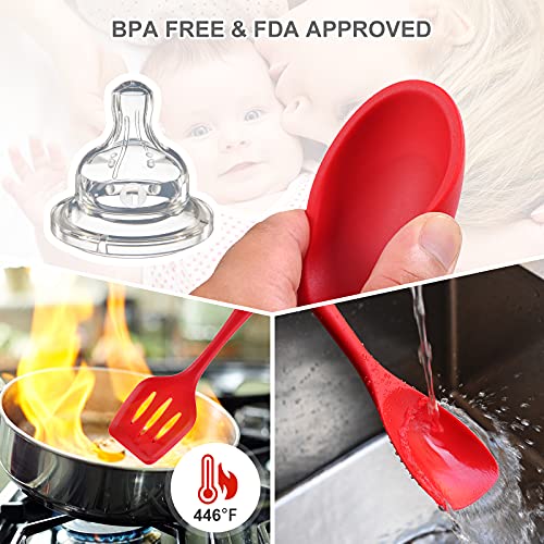 Rainberg - Set di utensili da cucina in silicone