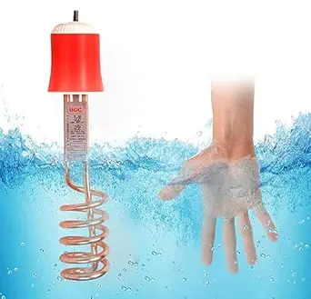 Zovali Japanese Technology Electric Water Heater Immersion Rod With Waterproof & Shockproof Protection | Instant Heating With Bucket Holder (Immersion Rod)