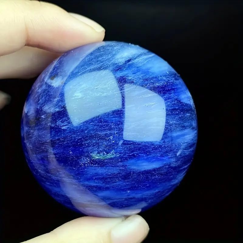 Crystal Ball - Glass Ball - Photography Prop - Gift - Blue,Blue,60mm 240g