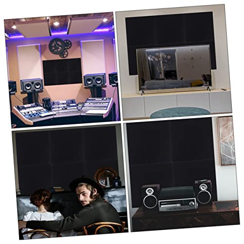 FRCOLOR 2Piezas Paneles Acústicos Absorbentes de Sonido para Pared Aislante Acústico para Estudio Grabación en Casa Reductores de Ruido Paneles para Uso Profesional Duraderos y Fáciles de Instalar miniatura 6