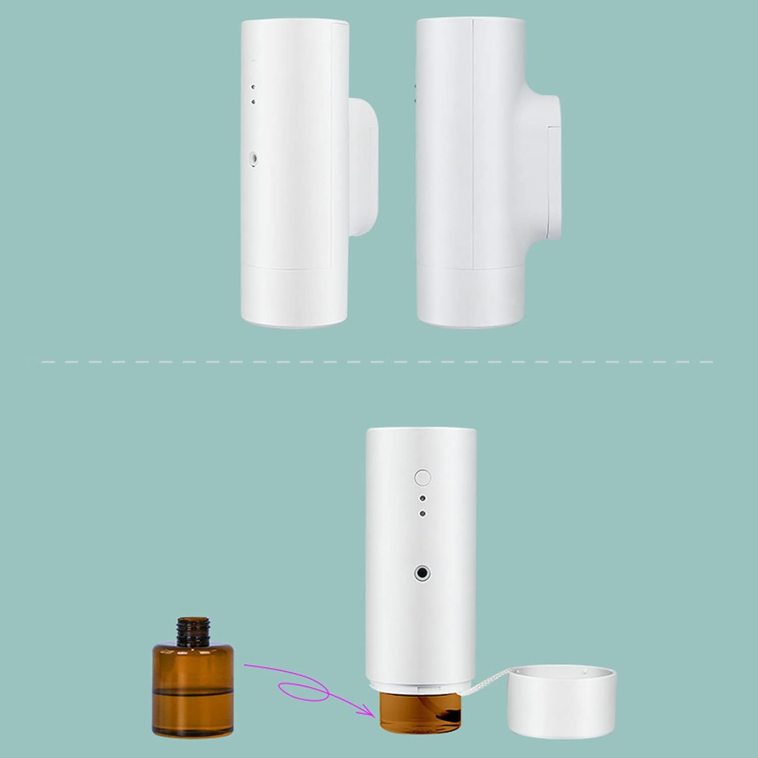 Aromatherapy Diffuser, APP Control Fragrance Dispenser, Bluetooth Automatic Essential Oil Diffuser for Home, Living Room, Bedroom, Office, Hotel, Library