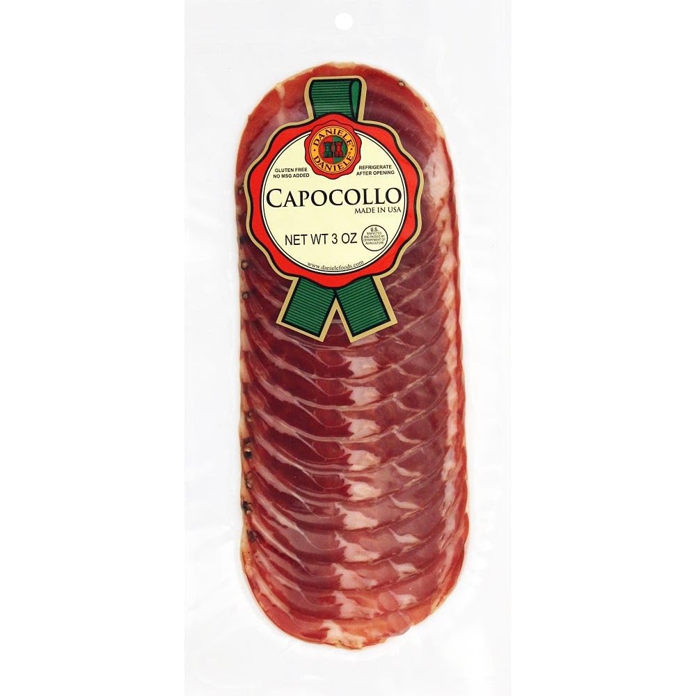 Daniele Sliced Coppa (12 x 3 ounces)