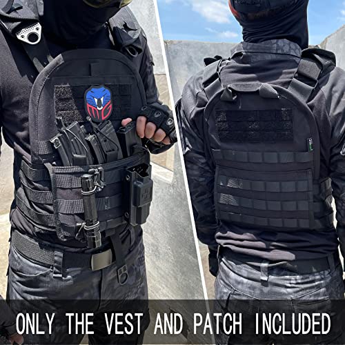 La mejor comparación de Chaleco táctico negro para comprar online. 29 Imagen adicional
