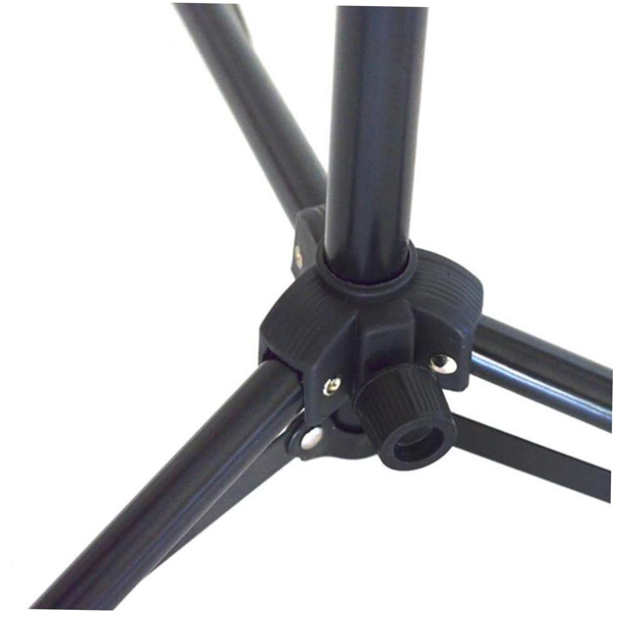 Gatuida Supporto per Spartiti Musicali Treppiede Metallo Pieghevole e Leggero per Chitarra e Violino con Piedini Antiscivolo e Fermacarte Molla Nero