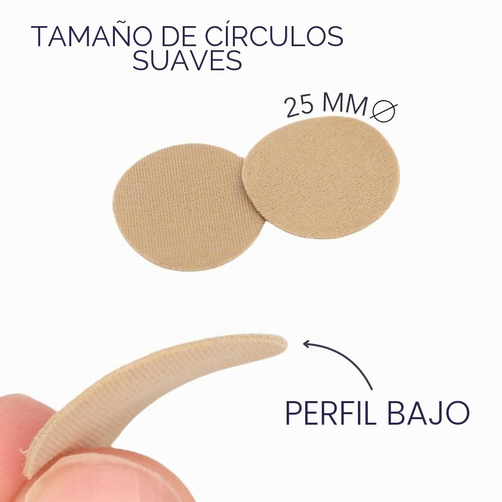 URSA Soft Circles - Protectores blandos reutilizables que proporcionan un escudo contra el viento y camuflaje para micrófonos Lavalier, 100 Soft Circles, beige