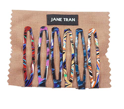 Jane Tran Mixed Abstract Design Large Clip Set
