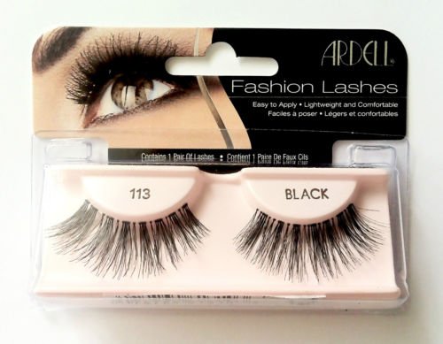 Best Quality** Ardell Fashion Eye Lashes 100% Human Hair** No 113 Black **Best Seller