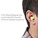 HOWARD LEIGHT Honeywell Home by Laser Lite High Visibility Disposable Foam Earplug Refill for Leight Source 500 Dispenser, 500 Pairs (LL-1-D), Magenta/Yellow