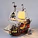 Produktbild EDCAA LED-Leuchtkit für Creator 3in1 Piratenschiff, Inn & Skull Island Spielzeugset kompatibel mit Lego 31109 (Modell NO Blocks)