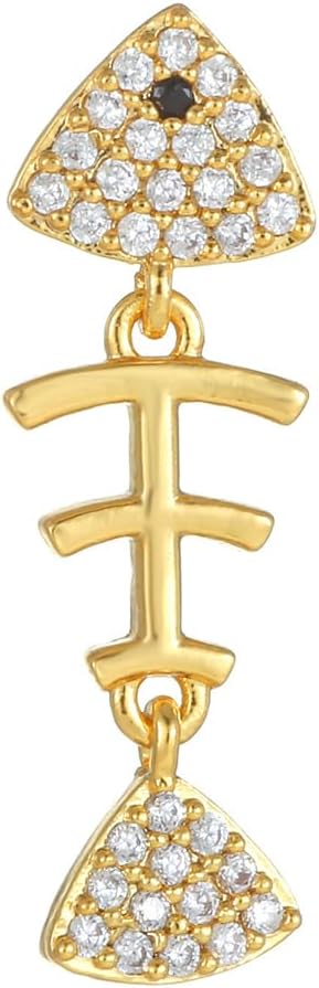 18K Gold Dangle Hoop Earrings Set for Women Hypoallergenic Earrings Stud Dainty Cartilage Earring Pack for Multiple Piercing Small Earrings Gift - Image 5