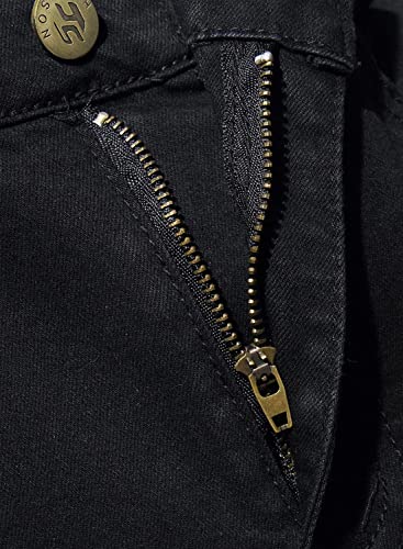 Boy Skinny Jeans Fit Ripped Destroyed Distressed Stretch Slim Jeans Pants #TOP6