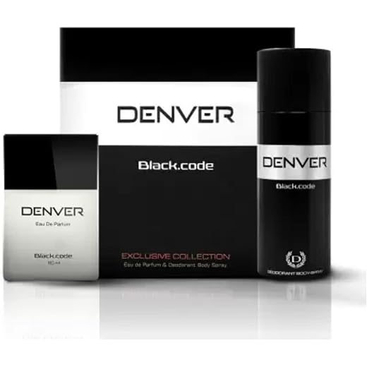 Denver Black Code Deo & Fresh Fragrance Gift Set - 150ml