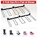 LRMBKM Wader Hangers 2-Pack,Wader Rack Wall Mount (Hang 4 Pairs),Sturdy Metal Boot Hanger,Wall Mounted Boot Rack,Great for Work Boots, Cowboy Boots, and Waders,Metal Boot Organizer.