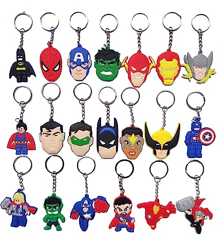 Guoiondw 20 Key Chains, Decorative Items, Fillers, Christmas Gifts, Holiday Accessories, Suitable For Children's Birthday School Carnival Rewards, Reward Boxes, Toy Classification, Classroom 2020 #TOP23