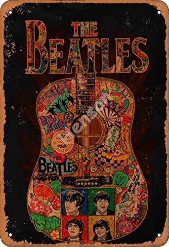 No/Brand The Beatles 2 Enseigne en étain rétro métal Peint Art Affiche décoration Avertissement Plaque Bar Garage Cour… - Les Beatles, Paul McCartney, John Lennon, RIngo Starr, George Harrison No/Brand The Beatles 2 Enseigne en étain rétro métal Peint Art Affiche décoration Avertissement Plaque Bar Garage Cour…