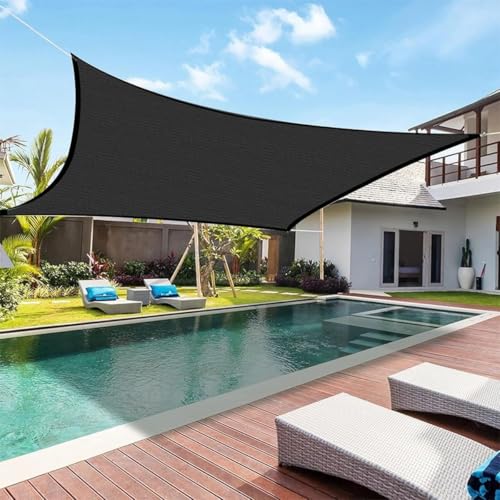 Red de sombra de jardín impermeable para invernadero lona rectangular de protección solar 6