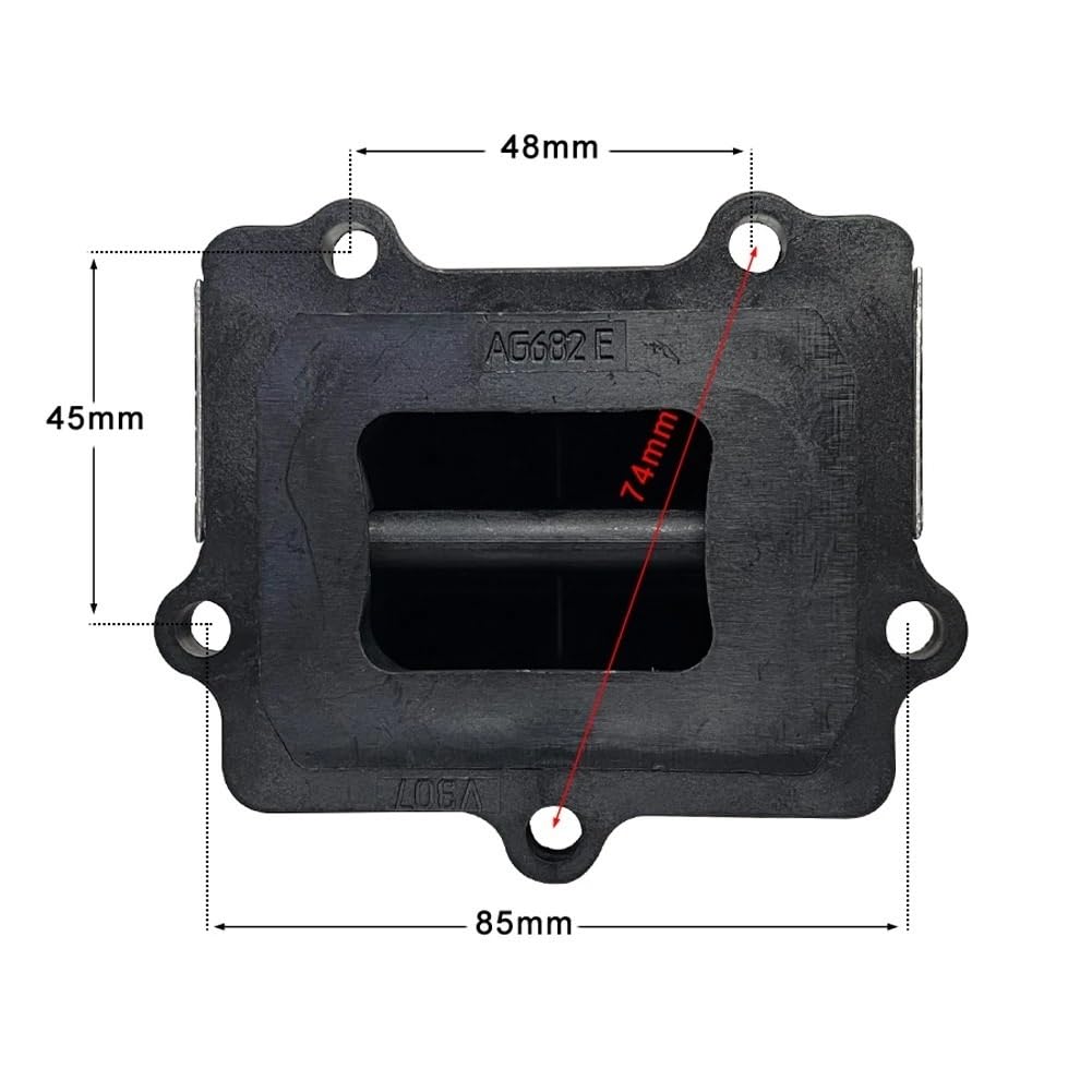 Valve À Clapet En Fiber De Carbone Pour Moto, Compatible Pour Yamaha YZ 250 250X YZ250 YZ250X Pit Bike CLAPET BOITE POUR