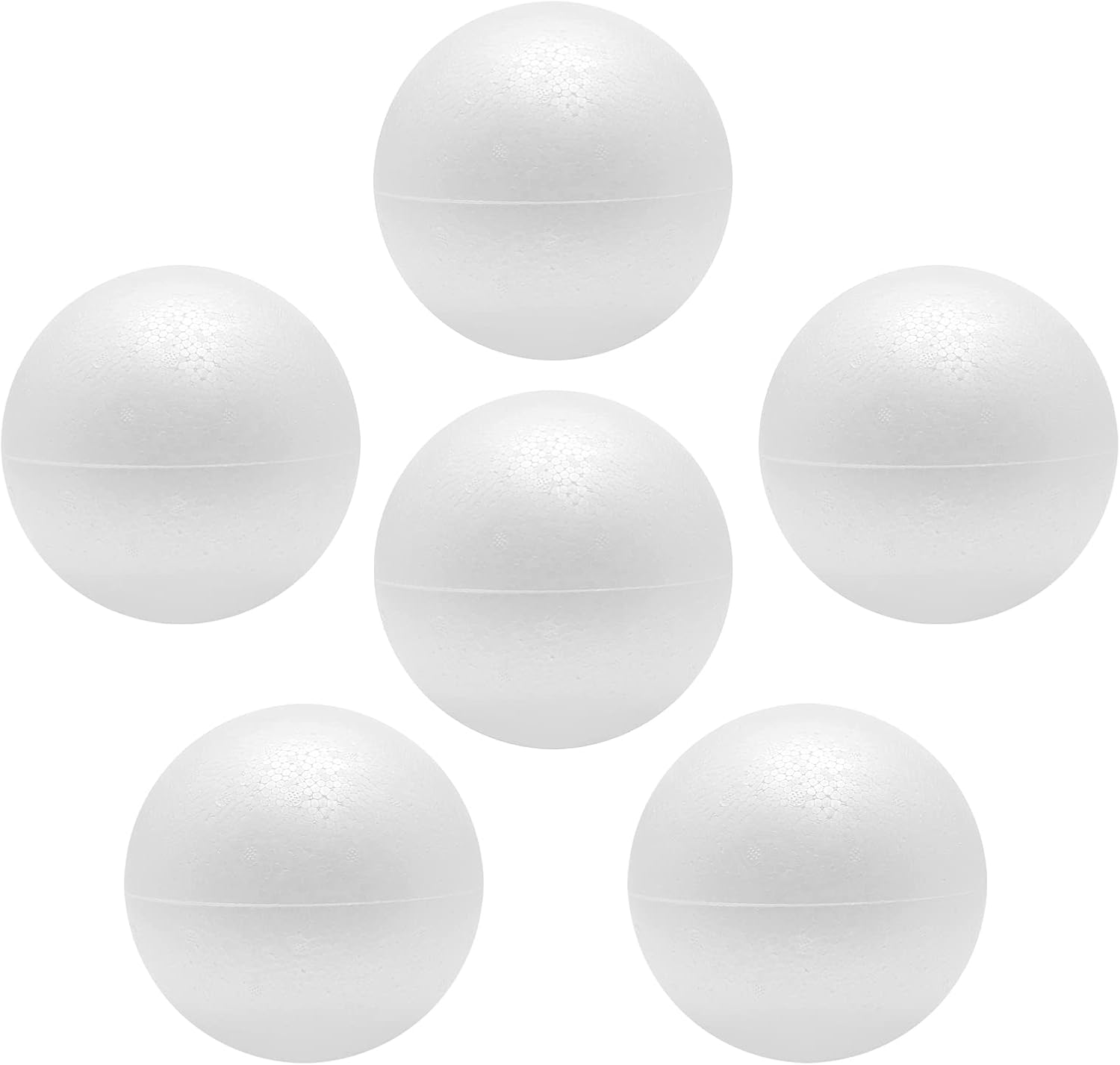 FFchuanhe Craft Foam Balls 6 inch 6pcs Polystyrene Foam