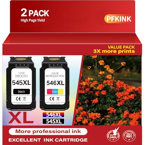 Encre 545XL 546XL pour imprimer les devoirs et dossiers à la maison TS3350